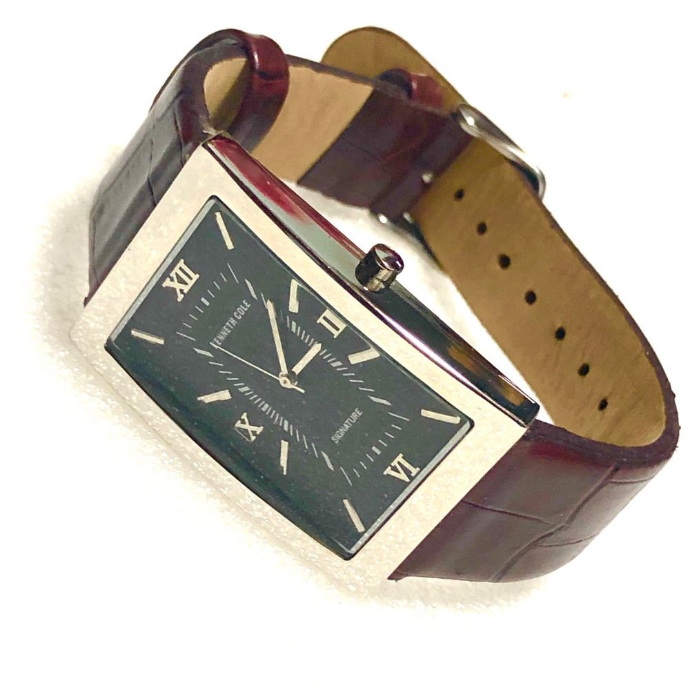 Kenneth Cole Tank Watch - Picture 1 of 8